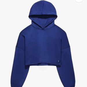 Savage X Fenty Royal Boss Blue Xssential Crop Hoodie
